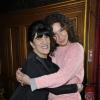 Biyouna et Anne Depetrini dans les salons de l'Hôtel de Ville de Paris. Le 20 février 2013.