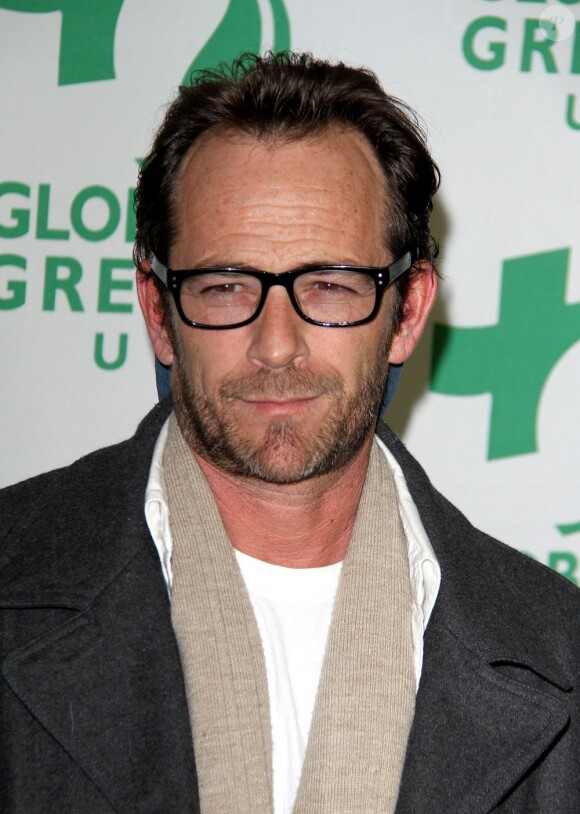 Luke Perry, l'inoubliable Dylan McKay de Beverly Hills à la soirée "Global Green" à Hollywood, le 20 fevrier 2013.