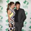 Miranda Kerr et son époux Orlando Bloom brillent à la soirée "Global Green" à Hollywood, le 20 fevrier 2013.