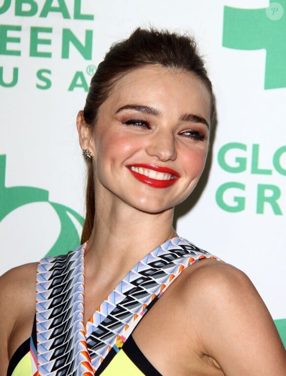 Miranda Kerr à la soirée "Global Green" à Hollywood, le 20 fevrier 2013.
