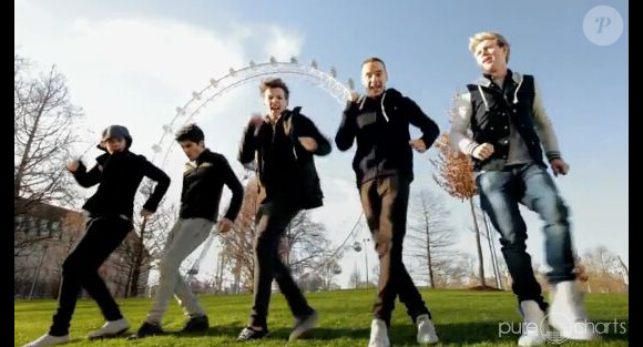 Les chanteurs du groupe One Direction s'éclatent dans le clip de One way or another au profit de l'association Comic Relief. Le clip a été mis en ligne le 21 février 2013.