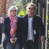 Gwen Stefani et son mari Gavin Rossdale se promènent dans les rues de West Hollywood, le 21 février 2013.
