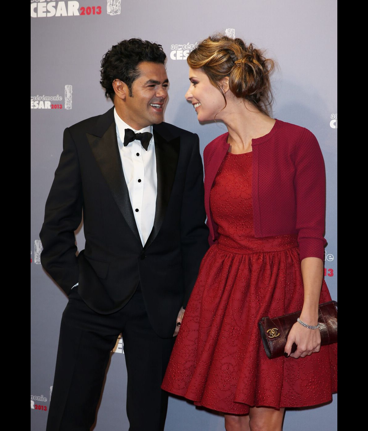 Photo : Jamel Debbouze, président de la 38e cérémonie, et sa femme ...