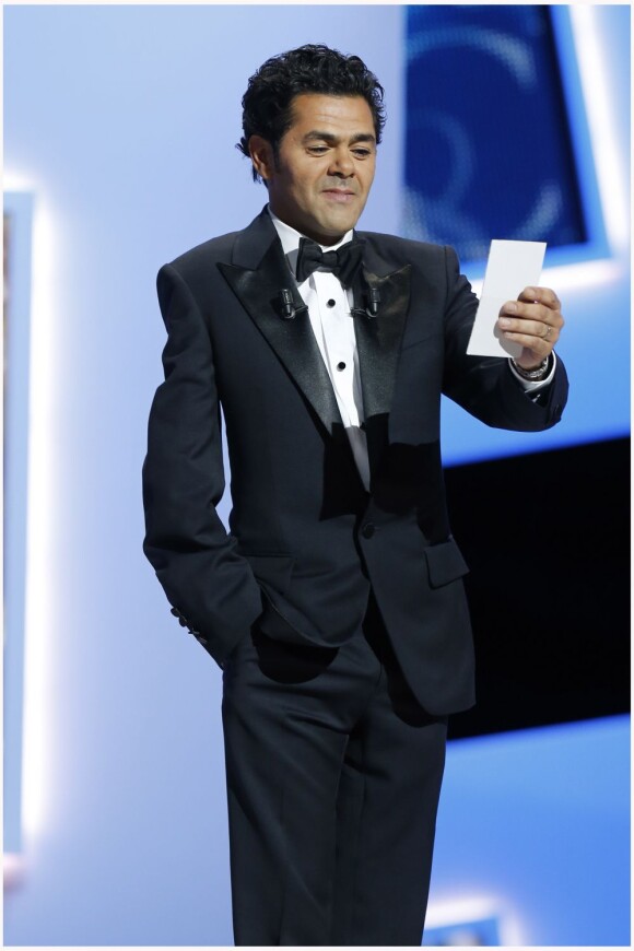 Jamel Debbouze (président de la cérémonie) lors des César à Paris le 22 février 2013
