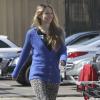 Jennie Garth et sa grande fille Luca faisant du shopping à Studio City le 22 février 2013.
