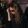 Victoria Beckham arrive a Paris par l'Eurostar de Londres le 24 fevrier 2013. Victoria viens rejoindre son Spice Boy; en effet, David Beckham va jouer pour la premiere fois sous les couleurs parisiennes du PSG lors du duel de la 26e journee de championnat de France contre l'Olympique de Marseille au parc des Princes. Victoria Beckham arrive at Gare du Nord train station by Eurostar for David Beckhams match tonight at PSG on February 24, 2013.24/02/2013 -