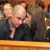 Carl et Aimee Pistorius, le frère et la soeur d'Oscar Pistorius, au tribunal d'instance de Pretoria, quatrième jour d'audience pour la demande de libération sous caution, le 22 février 2013.