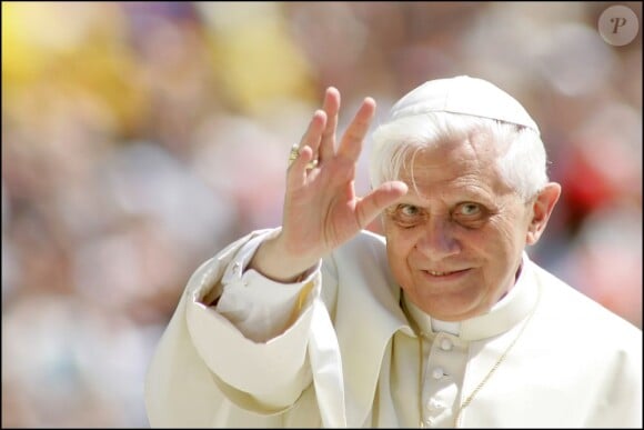 Benoît XVI au Vatican le 25 mai 2005. 