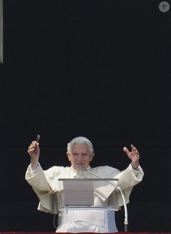 Benoît XVI au Vatican, le 17 février 2013.