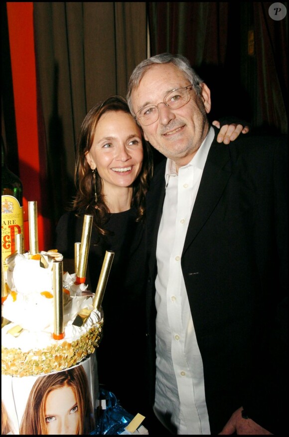 Jean-Pierre Bigard le 15 janvier 2005 avec Axelle Laffont à L'Etoile à Paris.