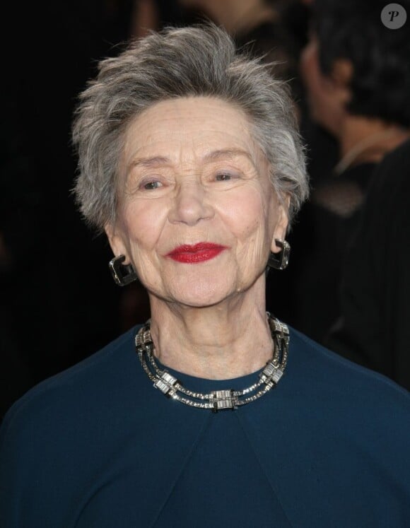 Emmanuelle Riva, 86 ans, lors des 85e Oscars au Dolby Theatre, le 24 février 2013.