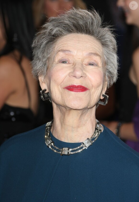 Emmanuelle Riva en Lanvin pour les 85e Oscars au Dolby Theatre, le 24 février 2013.