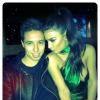 Samir Nasri et sa nouvelle compagne Anara Atanes le 8 février 2013