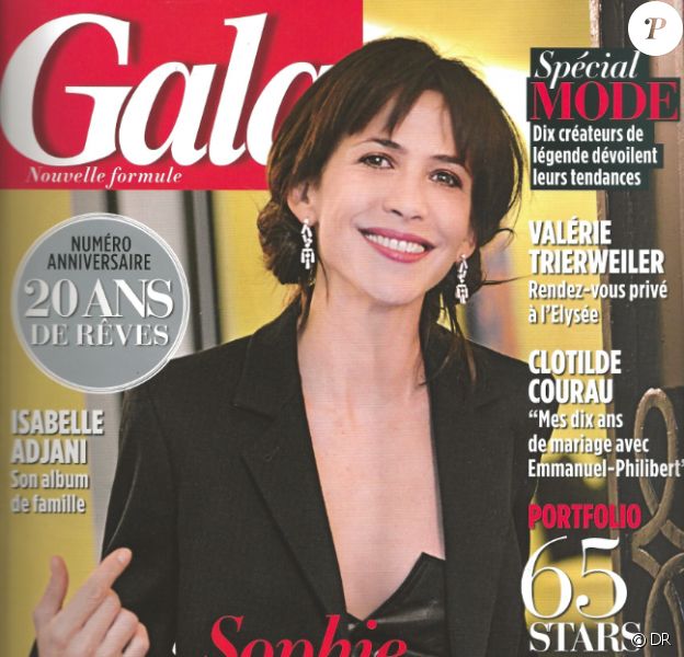 Gala Fete Ses Ans Sophie Marceau Aussi Glamour Que Le Magazine Des Stars Purepeople