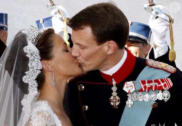 Image du mariage du prince Joachim et de la princesse Marie de Danemark, le 24 mai 2008.