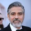 George Clooney barbu à la 85e cérémonie des Oscars au Dolby Theatre de Los Angeles, le 24 février 2013.