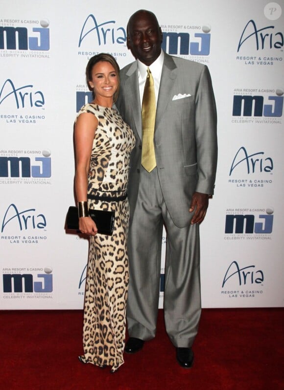 Michael Jordan et Yvette Prieto lors du onzième Annual Michael Jordan Celebrity Invitational Gala à Las Vegas le 31 mars 2012