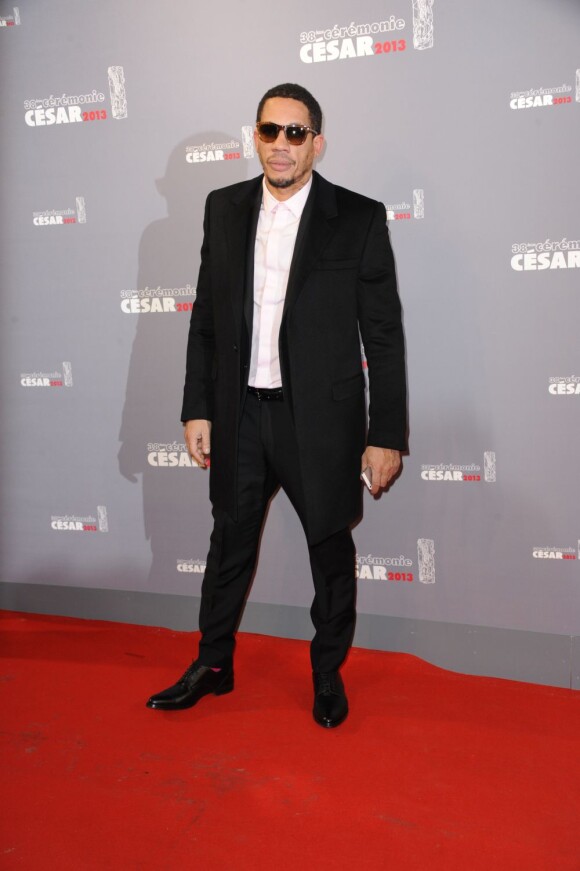 JoeyStarr lors de la cérémonie des César le 22 février 2013