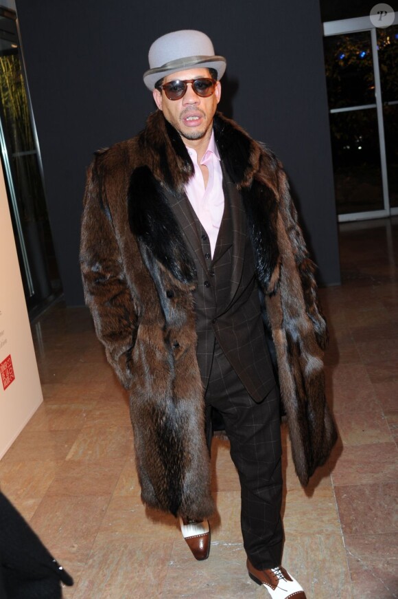 Joey Starr durant le Dîner de la mode pour la lutte contre le sida le 24 janvier 2013