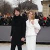 Natalia Vodianova et Antoine Arnault arrivent au défilé Dior à Paris le 1er mars 2013