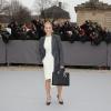 Mélanie Laurent arrive au défilé Dior à Paris le 1er mars 2013