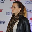 Laure Manaudou présidait la Cérémonie de remise des trophées de la Casaq Ligue à l'hippodrome de Paris-Vincennes le 2 mars 2013