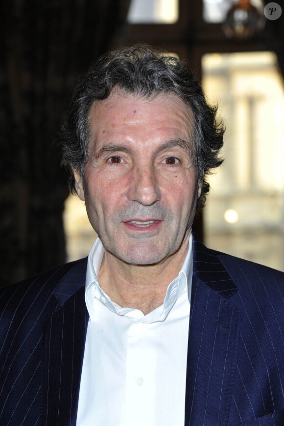 Jean-Jacques Bourdin lors du palmarès des 18e Lauriers de la radio et de la télévision à l'hôtel de ville de Paris, le 4 mars 2013