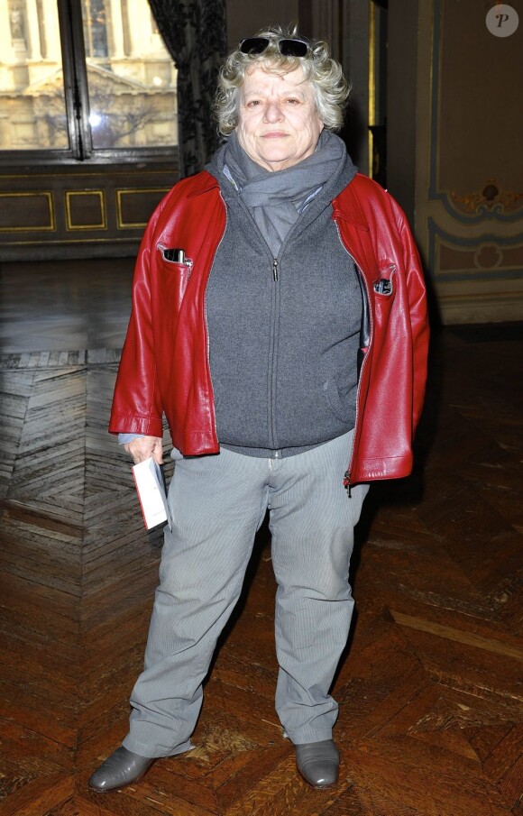 Josée Dayan lors du palmarès des 18e Lauriers de la radio et de la télévision à l'hôtel de ville de Paris, le 4 mars 2013