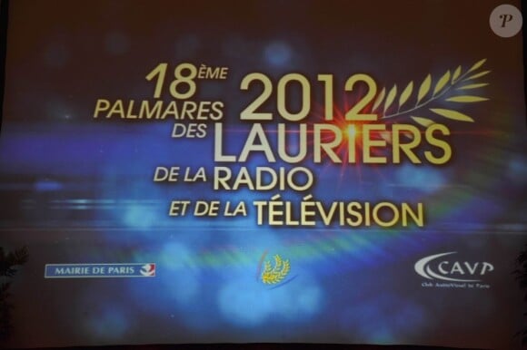 Palmarès des 18e Lauriers de la radio et de la télévision à l'hôtel de ville de Paris, le 4 mars 2013