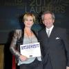 Patricia Kaas et Michel Creton lors du palmarès des 18e Lauriers de la radio et de la télévision à l'hôtel de ville de Paris, le 4 mars 2013