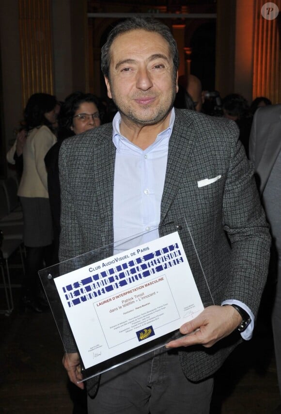Patrick Timsit lors du palmarès des 18e Lauriers de la radio et de la télévision à l'hôtel de ville de Paris, le 4 mars 2013