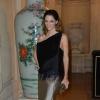 Sofia Sanchez assiste à la soirée de lancement du deuxième numéro de CR Fashion Book, le magazine de Carine Roitfeld, à l'hôtel Shangri-La. Paris, le 5 mars 2013.