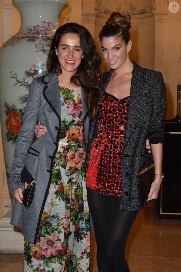Coco et Bianca Brandolini D'Adda assistent à la soirée de lancement du deuxième numéro de CR Fashion Book, le magazine de Carine Roitfeld, à l'hôtel Shangri-La. Paris, le 5 mars 2013.