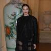 Mariacarla Boscono assiste à la soirée de lancement du deuxième numéro de CR Fashion Book, le magazine de Carine Roitfeld, à l'hôtel Shangri-La. Paris, le 5 mars 2013.