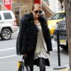 Nicole Richie dans les rues de New York le 7 mars 2013