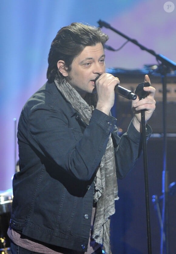 Benjamin Biolay lors des Victoires de la Musique le 8 fevrier 2013