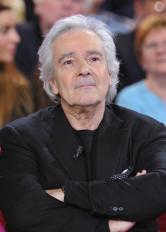 L'acteur Pierre Arditi lors de l'enregistrement de l'émission Vivement Dimanche à Paris le 27 février 2013.
