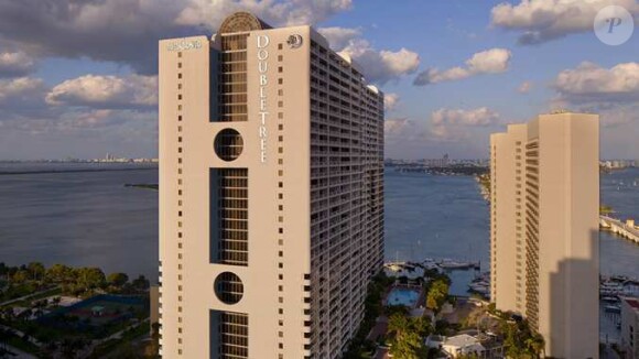 La résidence The Grant Double Tree à Miami où se sont battus La Fouine et Booba le samedi 9 mars 2013.