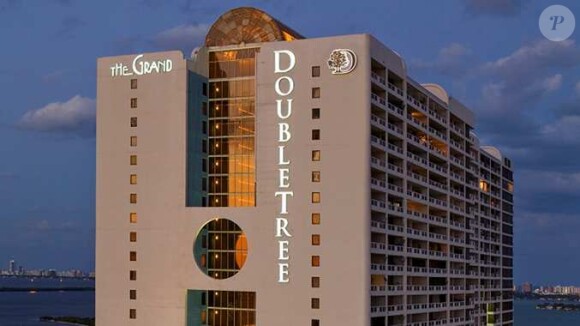 La résidence The Grant Double Tree à Miami où se sont battus La Fouine et Booba le samedi 9 mars 2013.