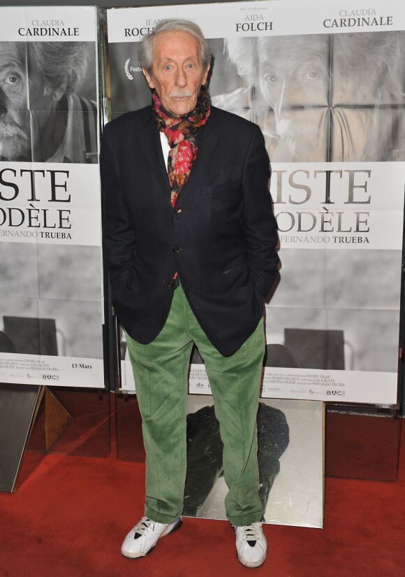 Jean Rochefort lors de l'avant-première du film L'Artiste et son modèle à Paris le 26 février 2013