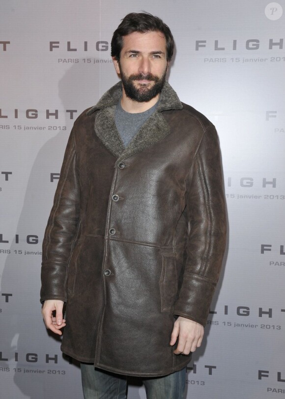 Gregory Fitoussi lors de l'avant-première du film Flight au Gaumont Marignan à Paris, le 15 janvier 2013.