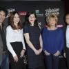 Tomer Sisley, Elsa Zylberstein, Valérie Donzelli, Danièle Thompson et Patrick Timsit lors de la conférence de presse du Printemps du Cinema au studio Harcourt à Paris le 12 mars 2013