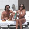 Tamara Ecclestone et son fiancé Jay Rutland ont une dure journée sous le soleil de Miami le 12 mars 2013 du côté de Casa Tua