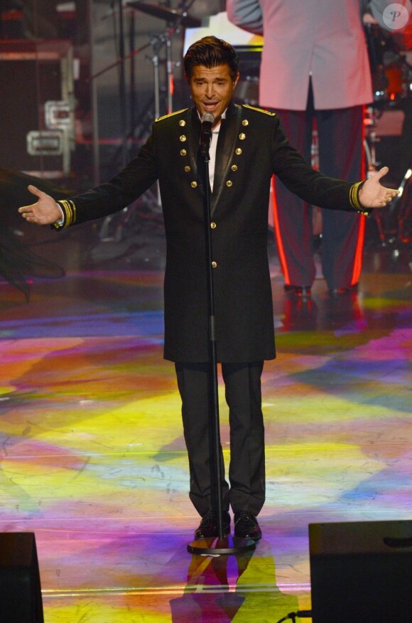 Exclusif - Vincent Niclo en concert, du 8 au 10 mars, avec les choeurs de l'Armée Rouge au Palais des Congrés à Paris, le 8 mars 2013.