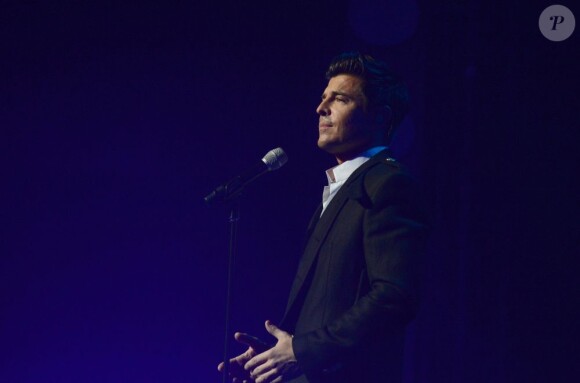 Exclusif - Vincent Niclo en concert, du 8 au 10 mars, avec les choeurs de l'Armée Rouge au Palais des Congrés à Paris, le 8 mars 2013.