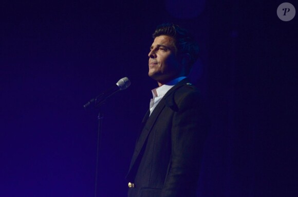 Exclusif - Vincent Niclo en concert, du 8 au 10 mars, avec les choeurs de l'Armée Rouge au Palais des Congrés à Paris, le 8 mars 2013.