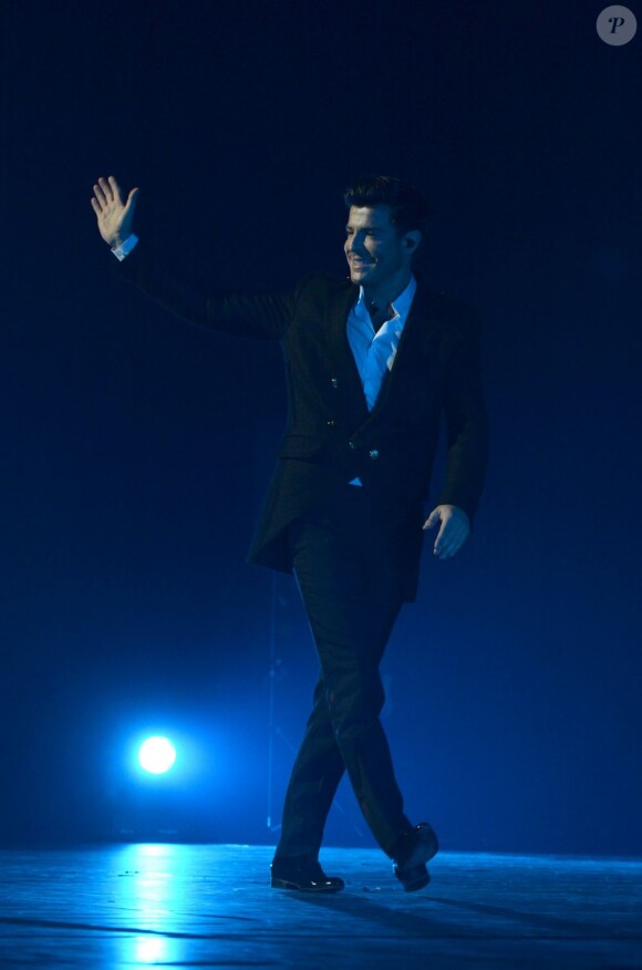 Exclusif - Vincent Niclo en concert, du 8 au 10 mars, avec les choeurs de l'Armée Rouge au Palais des Congrés à Paris, le 8 mars 2013.