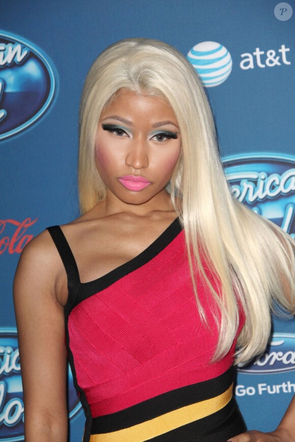 Nicki Minaj lors du coup d'envoi de la 12e saison d'American Idol à Los Angeles, le 9 janvier 2013.