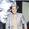 Jamel Debbouze porte le fameux chapeau lors du déjeuner des César au Fouquet's à Paris le 2 fevrier 2013.