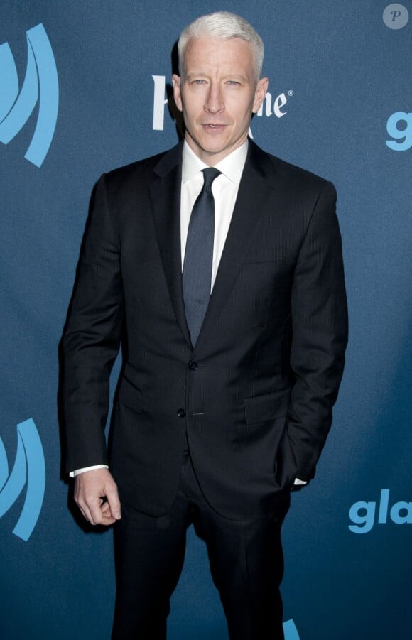 Anderson Cooper lors de la 24ème cérémonie des GLAAD Media Awards, à New York, le samedi 16 mars 2013.